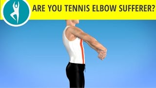 Stretching Exercise for Tennis Elbow and Extensor Muscles in the Forearm [upl. by Leamsi]