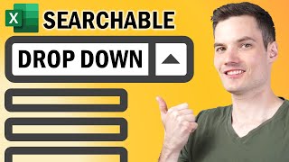 🔎 How to Create Searchable Drop Down List in Excel [upl. by Proud463]