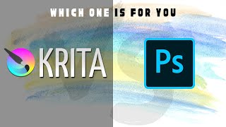 Krita vs Photoshop  Which Program is for You [upl. by Eenaj]