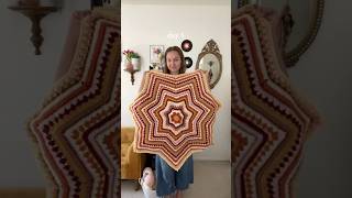 crocheting a blanket in less than a week ✨♥️ crochet shortsvideo diy aesthetic [upl. by Luane]