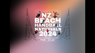 2024 National Beach Handball Championship  Saturday Court 1 [upl. by Etnovahs735]