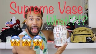 Supreme Alphabet Vase SS18 UnboxingReview [upl. by Tdnarb]