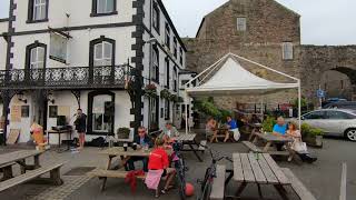 Walk around Caernarfon in Gwynedd North Wales [upl. by Wiedmann]