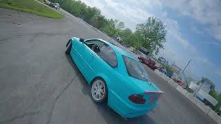 The first drift event with Slideways Showdown at Lorain Raceway Park in Ohio drift fpv drone [upl. by Hnah984]