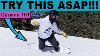 10 Best Carving Tips amp Drills for EVERY SNOWBOARDER  Beginner to Advanced [upl. by Amek27]