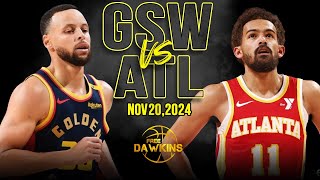 Golden State Warriors vs Atlanta Hawks Full Game Highlights  Nov 20 2024  FreeDawkins [upl. by Alexei]