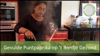 Met Pesto Gevulde Puntpaprika op t Bordje Gezond [upl. by Anwahs]