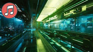 Night City Ambiente Afterlife Playlist Cyberpunk 2077  4K [upl. by Biagio20]