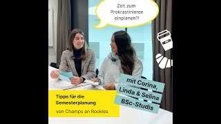 Gesund studieren Semesterplanungstipps von Corina Linda und Selina [upl. by Federica709]