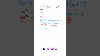 Solving an Equation by Cross Multiplication  SAT Math Practice sat math satexam satmath [upl. by Waugh833]