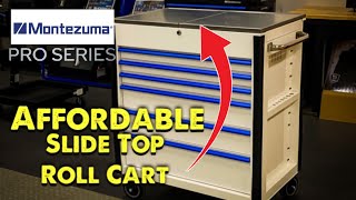 Finally An Affordable Slide Top Roll Cart Montezuma Pro Slide Top Cart Is Here [upl. by Malvino934]