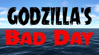 Godzillas Bad Day  MMD Animation [upl. by Morlee]