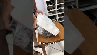 Bitcoin miner unboxing whatsminer whatsminer50 bitcoin bitcoinmining crypto cryptomining cryp [upl. by Germano532]