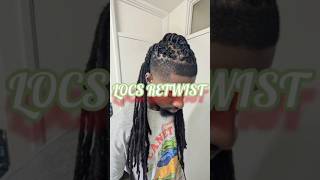 LOCS RETWIST hair hairstyle haircare shorts locs locretwist locsretwist loctician dreads [upl. by Runkel701]