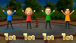 Wii Party U Minigames  Player Vs Irina Vs Erick Vs JialanMaster Difficulty [upl. by Enaud]