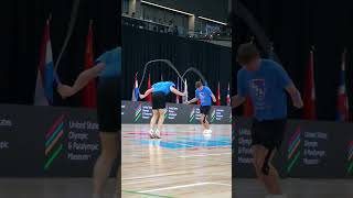 USA at the World Jump Rope Championships Pairs freestyle [upl. by Nevak]