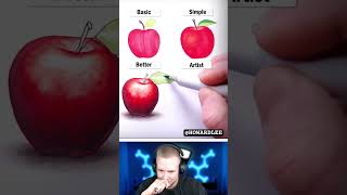 Noob vs Pro 🍎 APFEL ZEICHNEN [upl. by Adnaral]