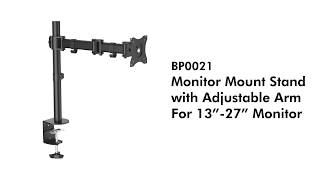 Assembly and mounting instructions for the monitor desk mount BP0021 [upl. by Iinde]