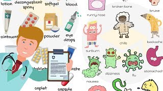 Common Diseases and Different Types of Doctors  Health Vocabulary in English [upl. by Aknayirp]