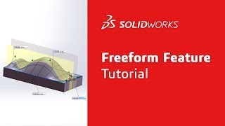 Freeform Feature  Tutorial  SOLIDWORKS [upl. by Suissac]