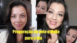 Preparação da Pele e Maquiagem para o Dia  Sabrina Make Up [upl. by Benedetta]