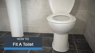 Wickes How To Fit a Toilet [upl. by Neeloj]