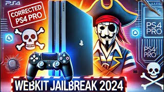 VULNERABILIDADE WEBKIT PS4 PRO JAILBREAK MÉTODO ATUALIZADO 2024 DESBLOQUEIO PERMANENTE [upl. by Alahs26]