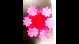 CREATE a Beautiful Flower Basket in 5 MINUTESyoutubeshortsshortsvideoshortsflowerbasketdiy [upl. by Herr]