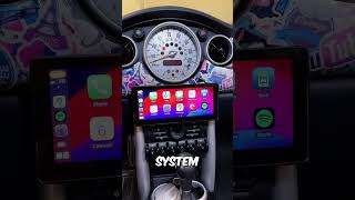 RADIO UPGRADE MINI Cooper S gets Apple CarPlay and Android Auto shorts cars automobile [upl. by Eeliah681]