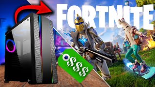 💸PC GAMER ECONÓMICA para JUGAR FORTNITE COMPETITIVO a 144 FPS [upl. by Shornick754]