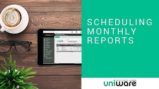 Uniware Cloud  Scheduling a Monthly Report [upl. by Yenar]