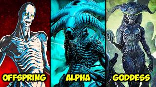 All 31 Xenomorphs in The Entire Alien Story Explained Offspring Queen Goddess [upl. by Teresina]