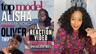 ANTM Alisha White Tell All with Oliver Twixt reaction by Annaliese Dayes 2020 [upl. by Norrad]