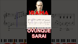 OVUNQUE SARAI  IRAMA  ritornello al pianoforte ritornellipop shorts [upl. by Egduj]