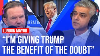 Sadiq Khan backtracks on Donald Trump criticism  LBC [upl. by Canfield586]