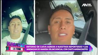 Entorno de Cueva agrede a reporteros de Magaly Tv la firme y los amenazan de manera delincuencial [upl. by Aliuqet]