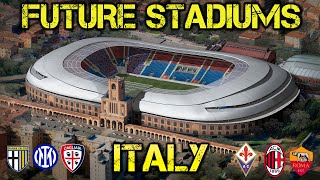 All Future ITALY Stadiums [upl. by Vergos559]