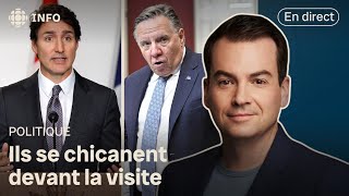 Ça va mal dans les relations QuébecOttawa  regardez en direct l’émission L’agenda [upl. by Nnylireg]