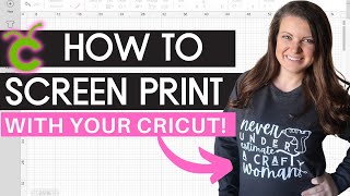 How To Screen Print a Shirt amp more with a Cricut Full Screen Printing Tutorial Start to Finish [upl. by Tori299]