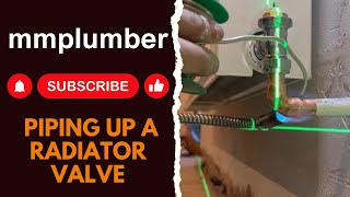 How to pipe up a radiator valve [upl. by Mattheus]