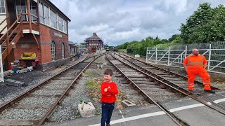 Oswestry Hertiage Railway Clive Driving the Class 73 [upl. by Gabrielson]