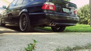 e39 530i straight pipe [upl. by Retsim623]