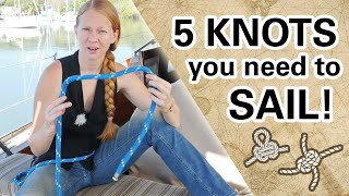 Learn 5 KNOTS for Sailing Capable Cruising Guides [upl. by Weiman11]