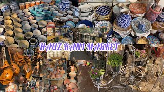 Hauz Rani Market Delhi  Best ceramic and crockery Market Malviya Nagar crockerymarket [upl. by Vaientina]