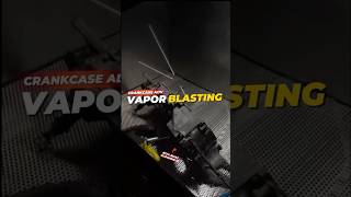 VAPOR BLASTING CRANKCASE MOTOR BADAK  LANGSUNG KITA BIKIN GLOWING [upl. by Oakie]