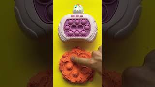 Kineticsand Popit Machine Fun 🤩😂😱 satisfying popit kineticsand asmr funny fidget shorts [upl. by Letnuahc]