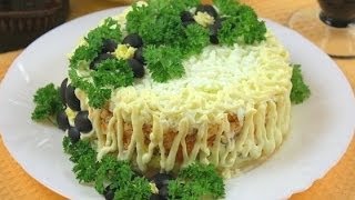 Вкусный салат с красной рыбойПриготовьте вкусный салат с красной рыбой [upl. by Yrovi918]