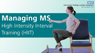 Managing Multiple Sclerosis MS  High Intensity Interval Training HIIT [upl. by Dowell853]