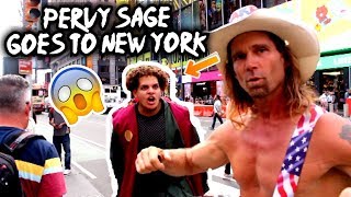 Jiraiya quotPervy Sagequot Goes To New York Narutos Trick [upl. by Garratt]