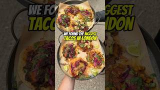 BIGGEST taco popup spot in London tacos shortsfeed londonfoodguide londonfood shorts food [upl. by Aynekal]